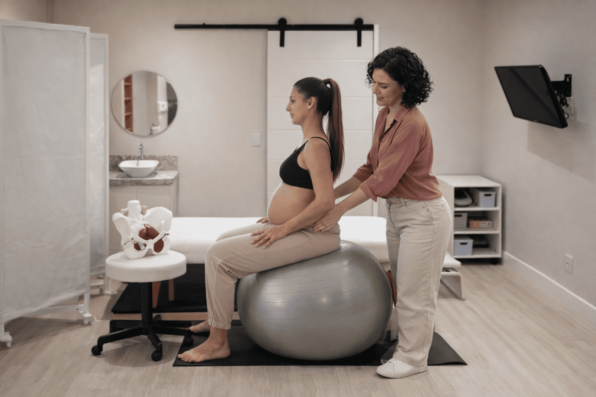 Fisioterapia em Obstetrícia durante gestação